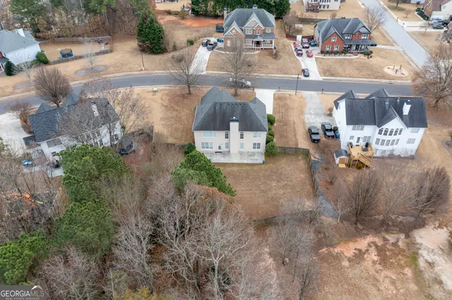 a view of a house with a patio