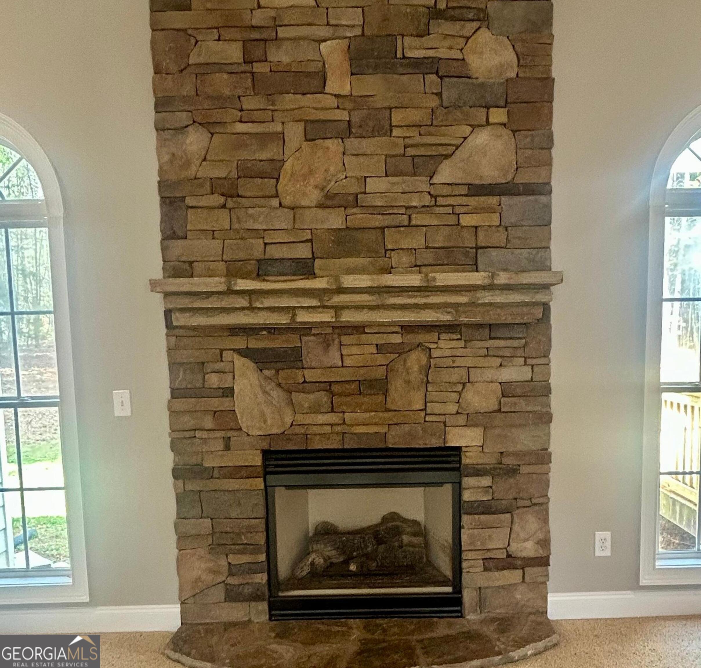 160 Walnut Ridge Way Covington, GA 30014 - Photo 26 of 51 Stone direct vent fireplace