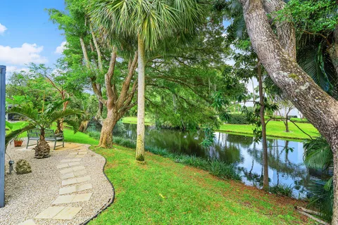 a view of a park with a bench