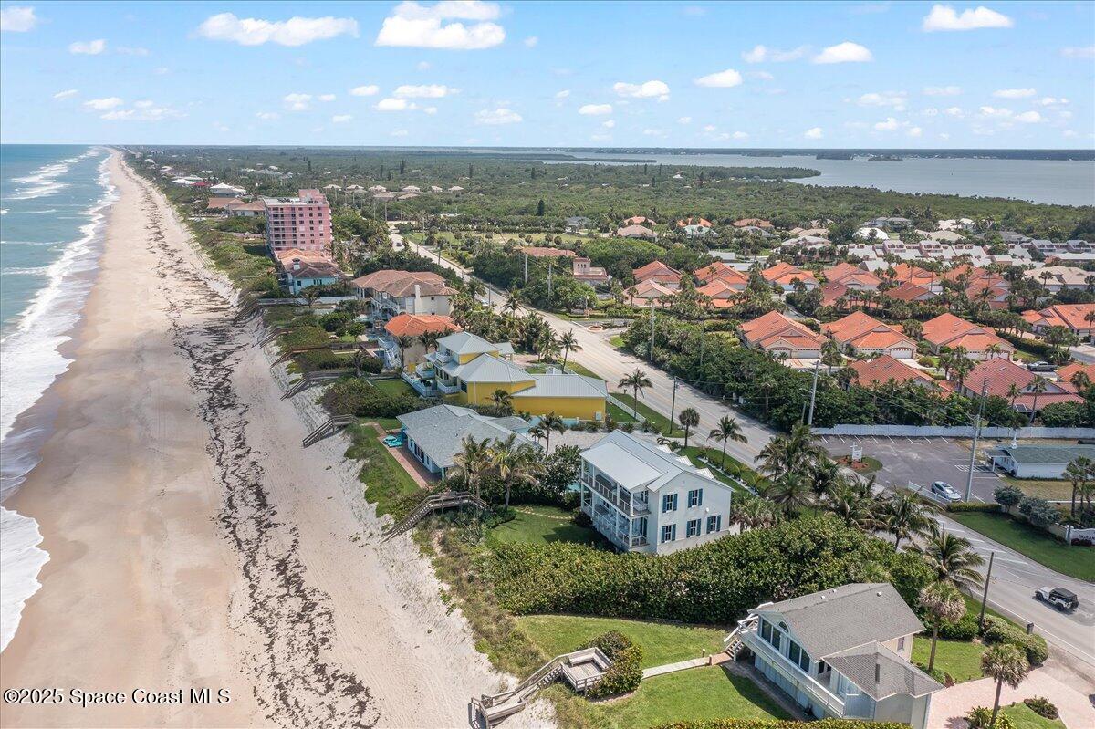 5525 Jimmy Buffett Mem Highway Melbourne Beach, FL 32951 - Photo 52 of 56 an aerial view of a house with a ocean view