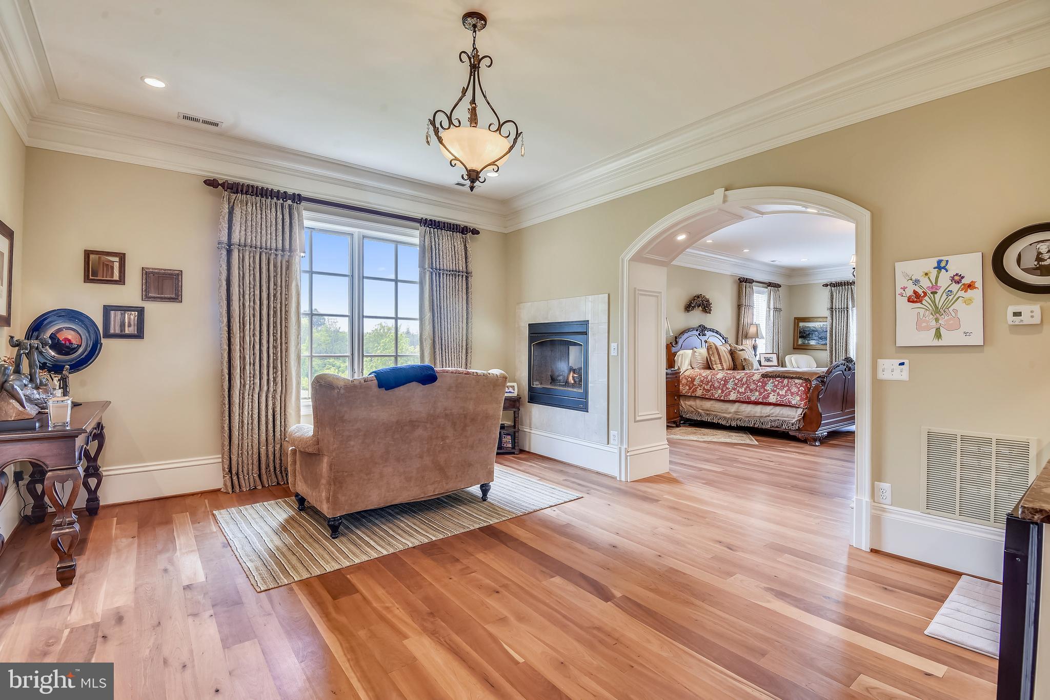 14416 Loyalty Road Leesburg, VA 20176 - Photo 32 of 61 Owners' sitting room w/ dual sided FP, bar