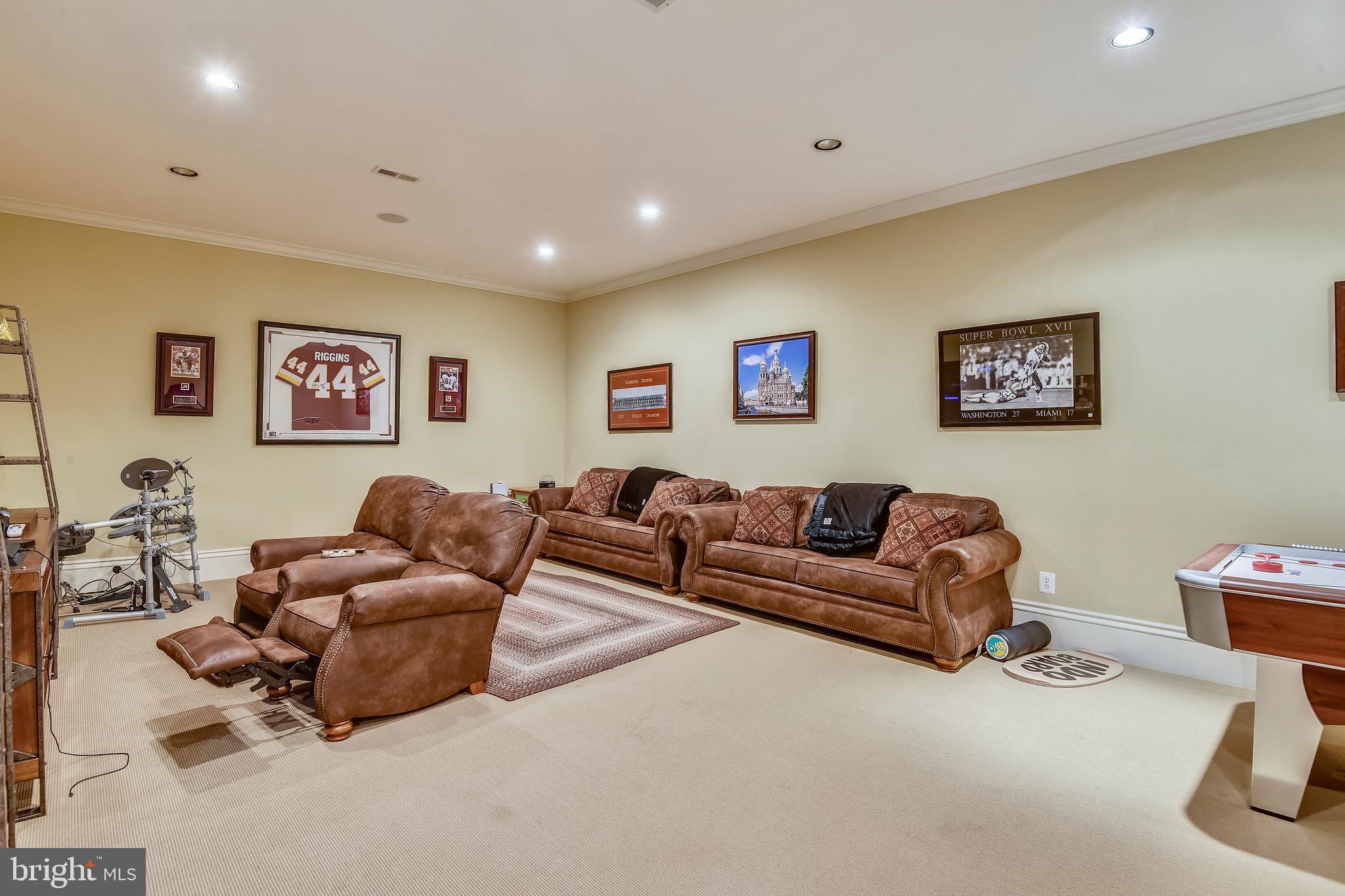 14416 Loyalty Road Leesburg, VA 20176 - Photo 50 of 61 TV/gaming room in basement