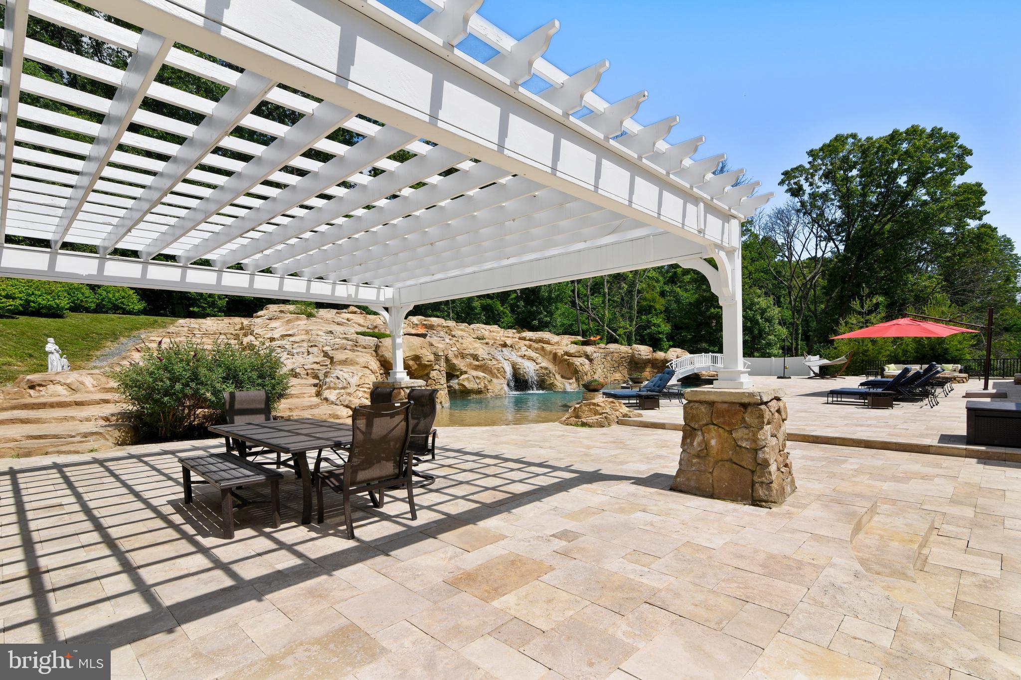 14416 Loyalty Road Leesburg, VA 20176 - Photo 52 of 61 Pergola by pool house