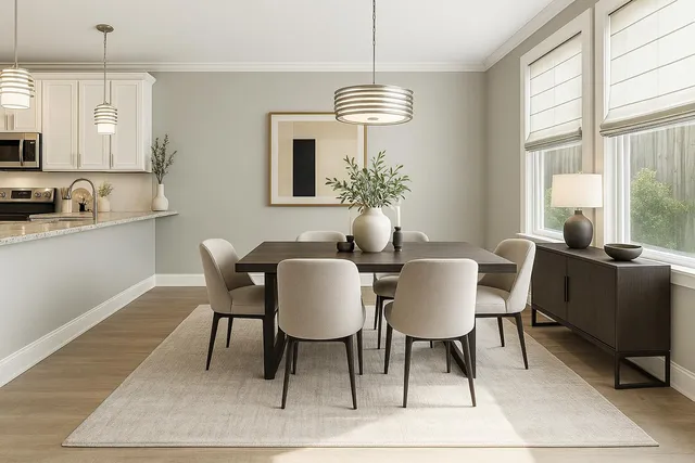 a kitchen with stainless steel appliances granite countertop a sink refrigerator and cabinets