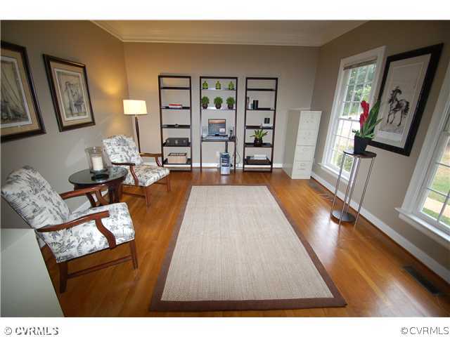 14331 Crossings Ridge Drive Midlothian, VA 23113 - Photo 3 of 12 a living room with furniture and wooden floor
