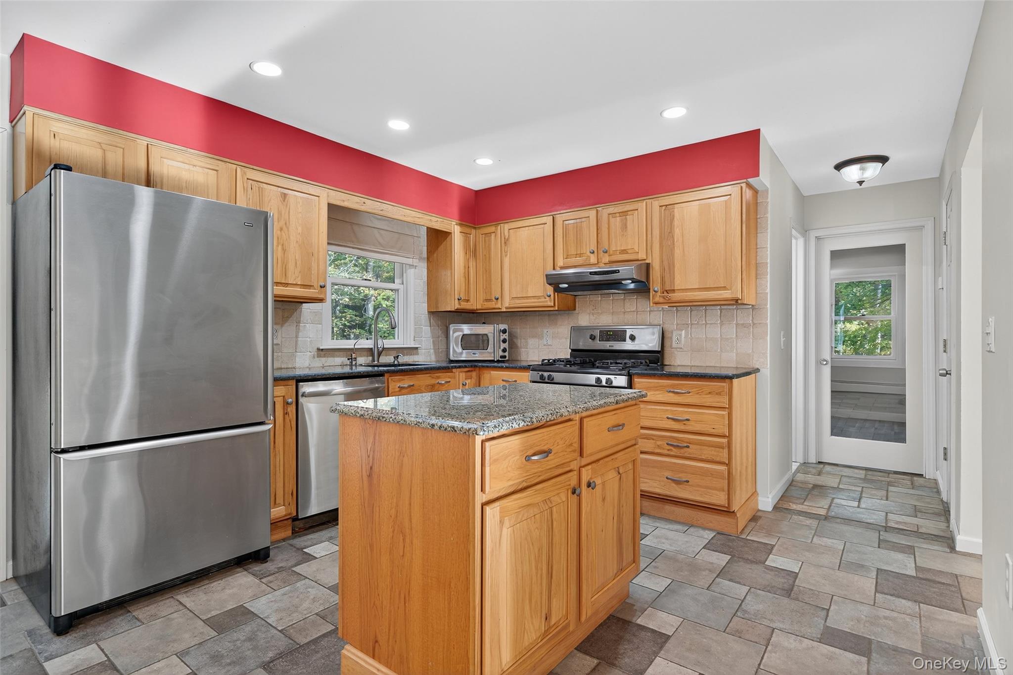 15 Nelson Road Monroe, NY 10950 - Photo 15 of 50 a kitchen with stainless steel appliances granite countertop a refrigerator a stove a sink and a refrigerator