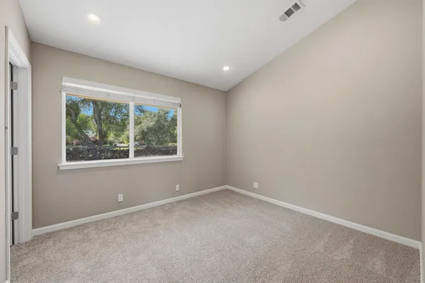 a house view with a outdoor space