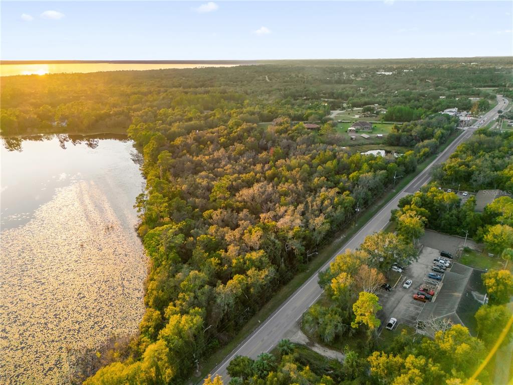 a view of city and ocean