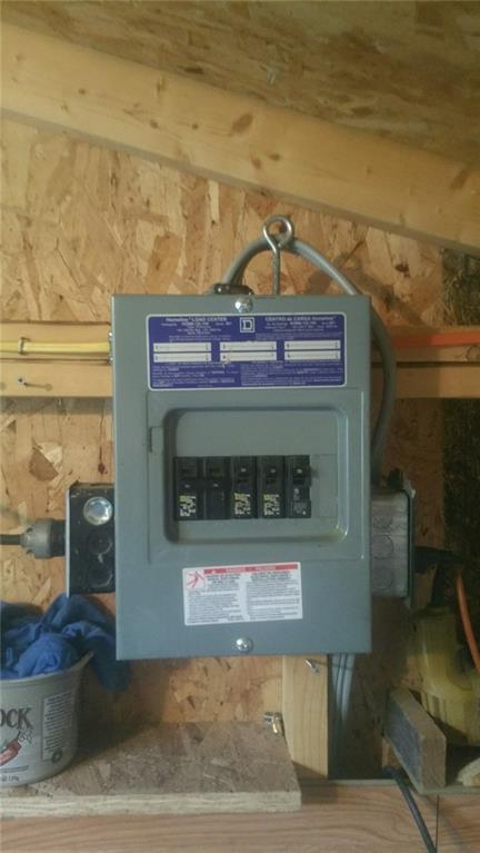 1177 Valley Road Anson, ME 04911 - Photo 12 of 31 electrical panel inside shed
