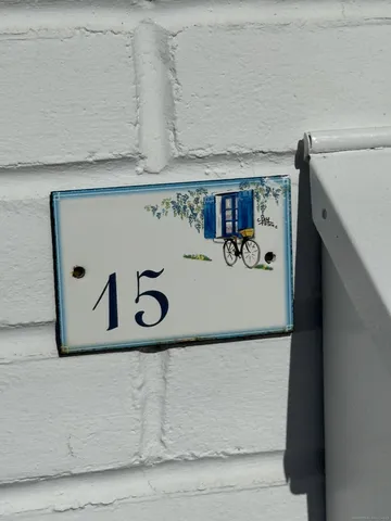 a utility room with a wooden floor