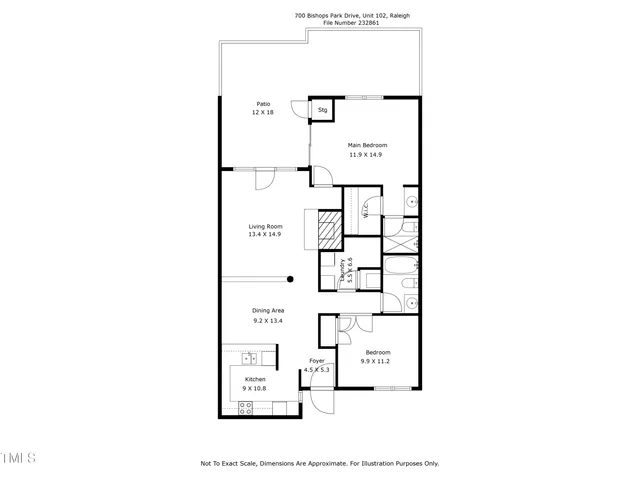 $2,000 | 700 Bishops Park Drive, Unit 102, Raleigh, NC 27605