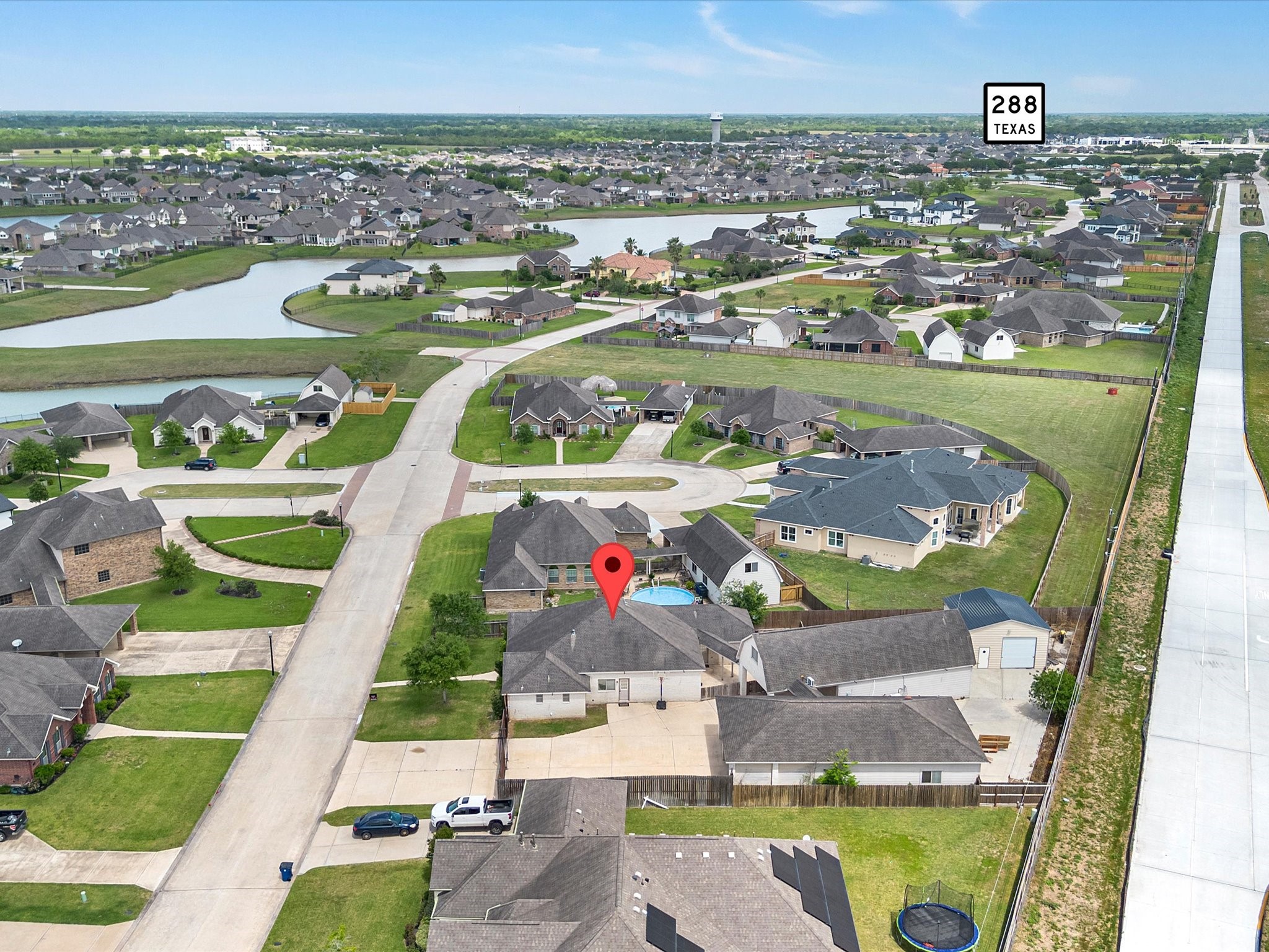 38 Palmero Way Manvel, TX 77578 - Photo 1 of 43 an aerial view of a city