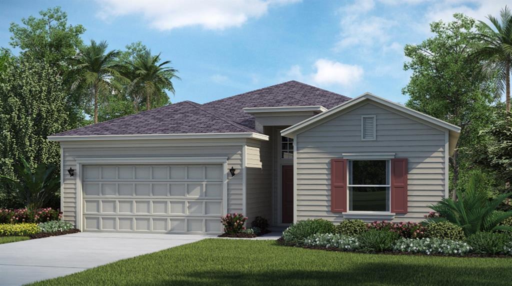 Artist rendering; illustration only; colors, features and garage orientation may differ.