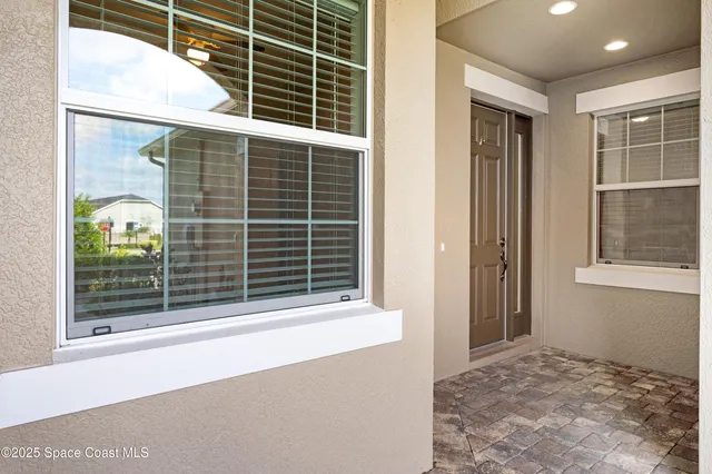 a view of front door