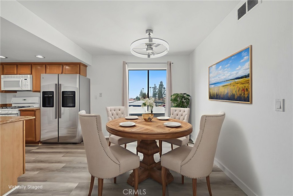 1142 West Blaine Street Riverside, CA 92507 - Photo 9 of 33 Virtually Stage Dining Room - Virtual Fridge not included.
