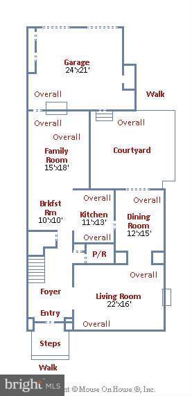 1130 South River Landing Road, Unit 1130 Edgewater, MD 21037 - Photo 27 of 29 Main Level Floor Plan