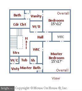 1130 South River Landing Road, Unit 1130 Edgewater, MD 21037 - Photo 28 of 29 Second Level Floor Plan