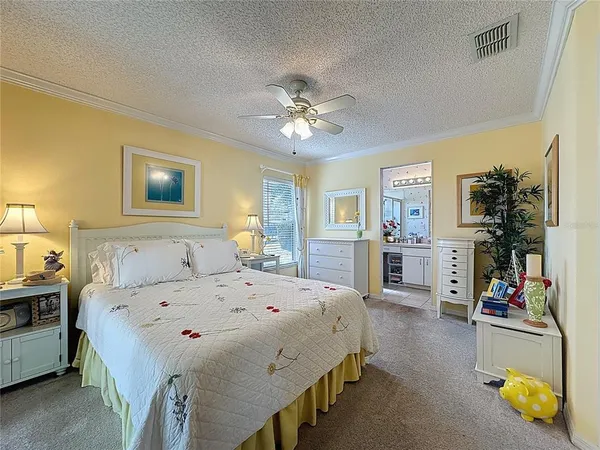 a view of a room with a large window