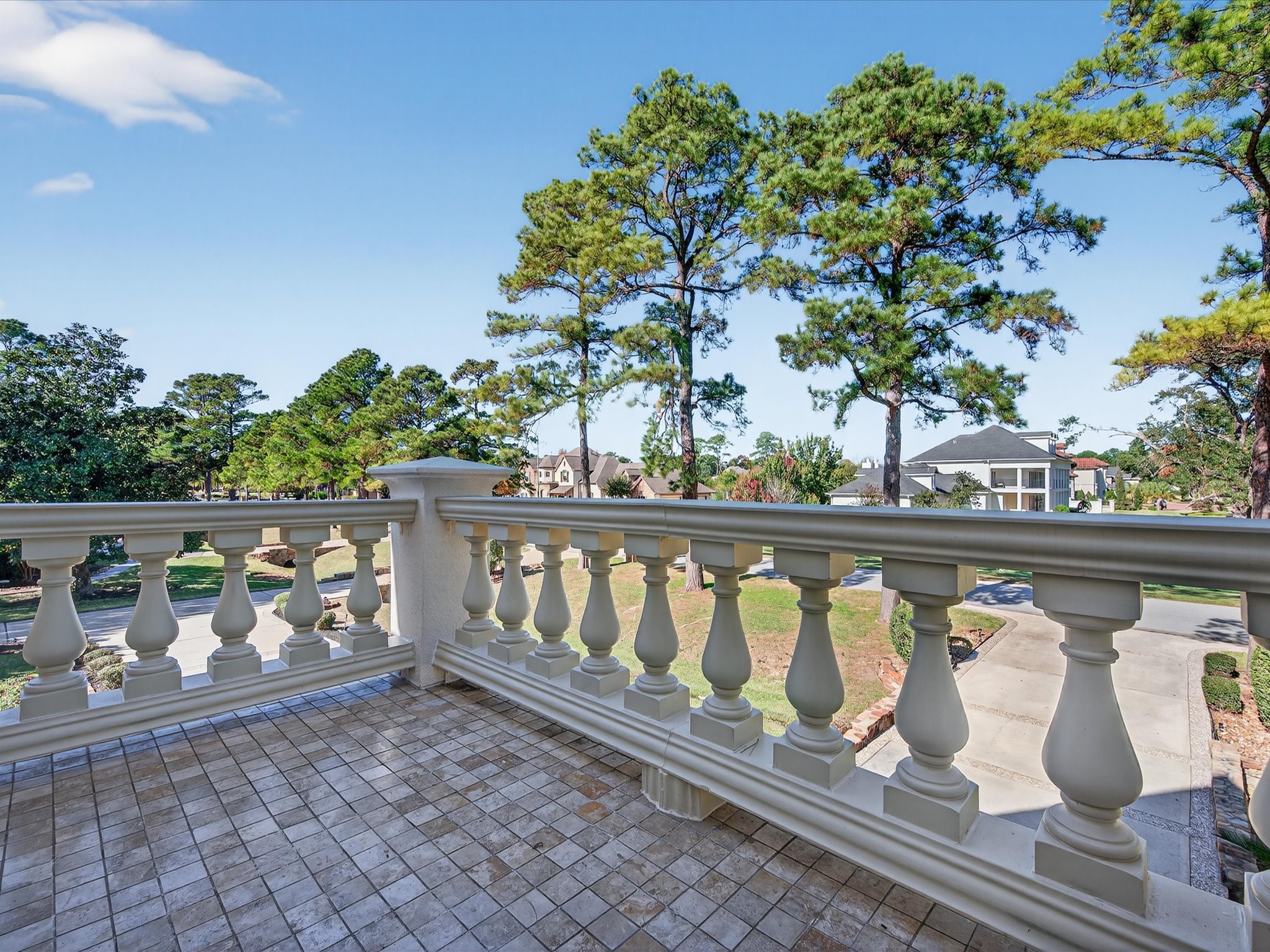 11 Gleannloch Estates Drive Spring, TX 77379 - Photo 26 of 50 Providing overlooking views of the front of the property, this balcony creates a sense of retreat.