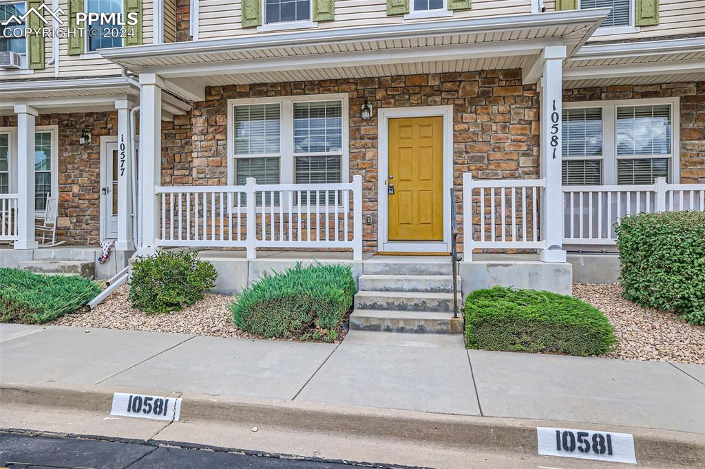 front view of a house