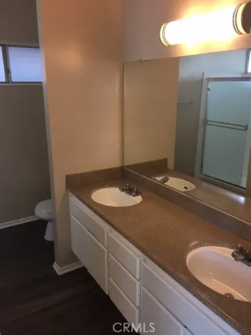 a bathroom with a sink and a toilet