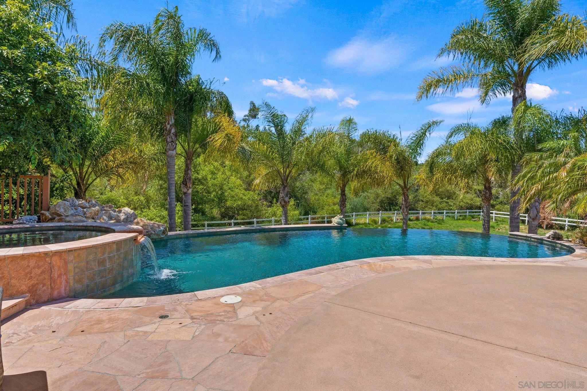 3111 Brookside Lane Encinitas, CA 92024 - Photo 20 of 40 a view of swimming pool with a yard