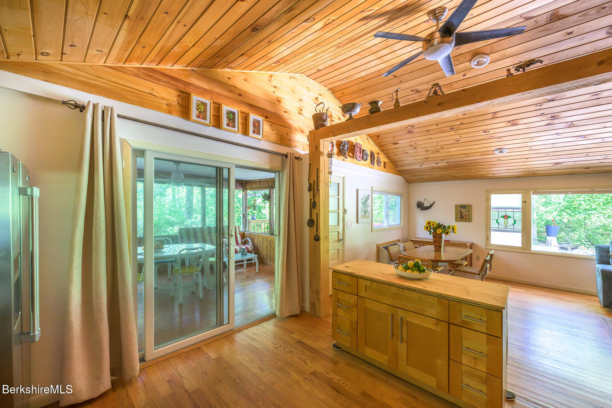 2 Woods Road Stockbridge, MA 01262 - Photo 18 of 35 Kitchen leading to Screened Porch