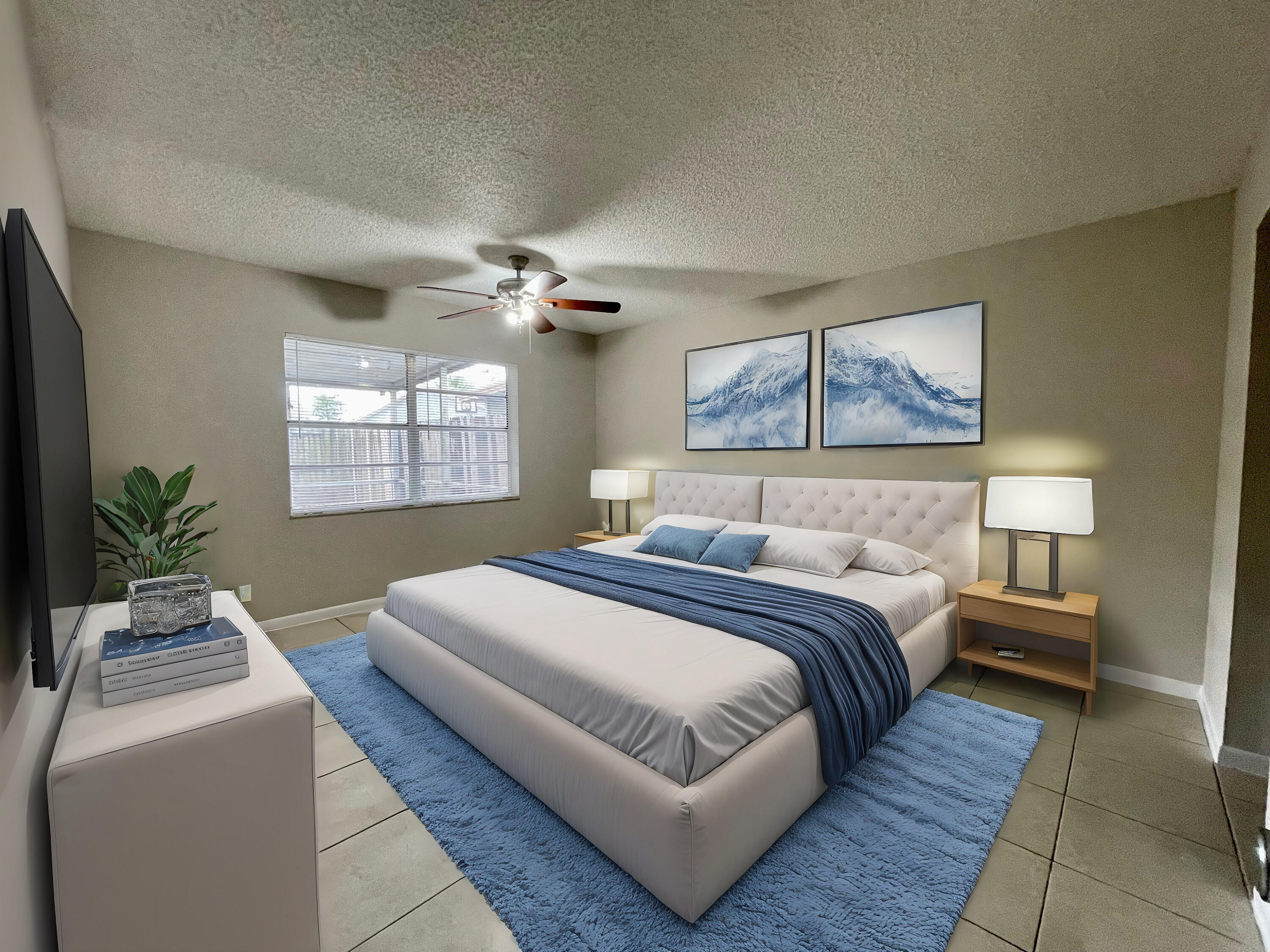 6140 Southwest 3rd Street Margate, FL 33068 - Photo 16 of 24 Main Bedroom - Virtually Staged