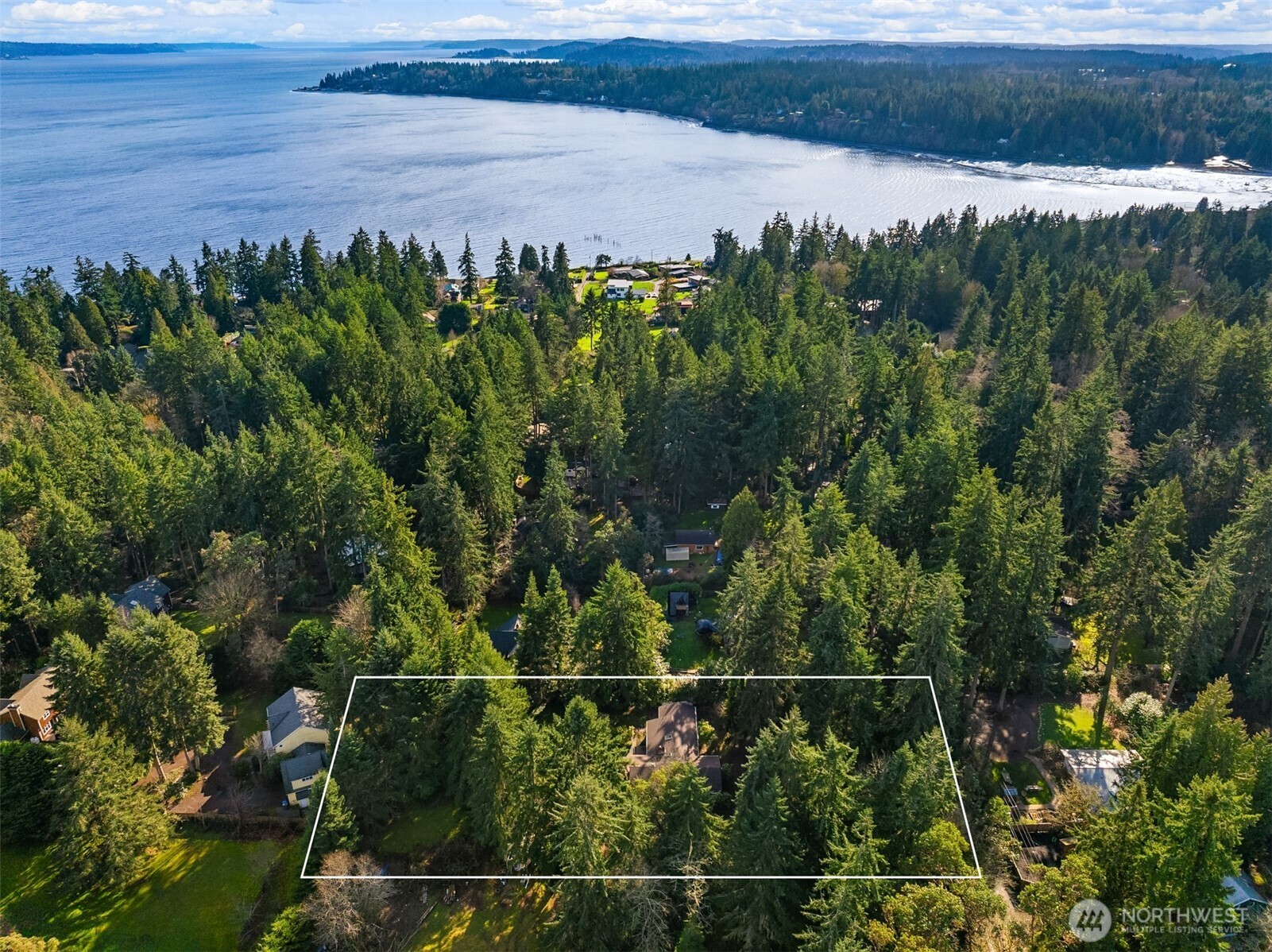 10862 Falk Road Northeast Bainbridge Island, WA 98110 - Photo 10 of 34 a view of a lake
