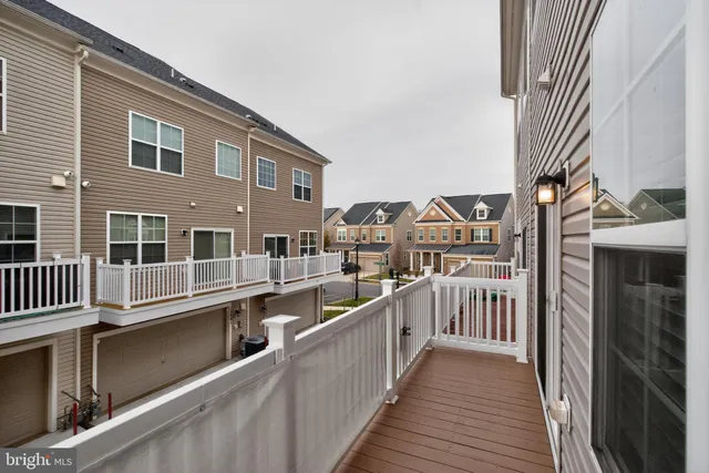 a view of city from a balcony