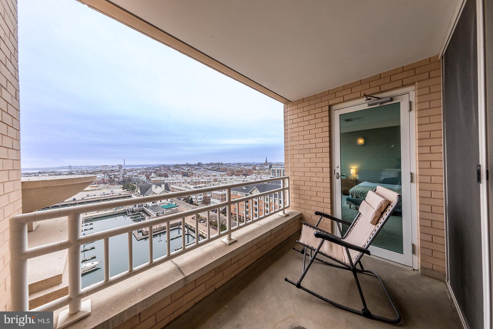 100 Harborview Drive, Unit 1106 Baltimore, MD 21230 - Photo 22 of 55 Balcony Views