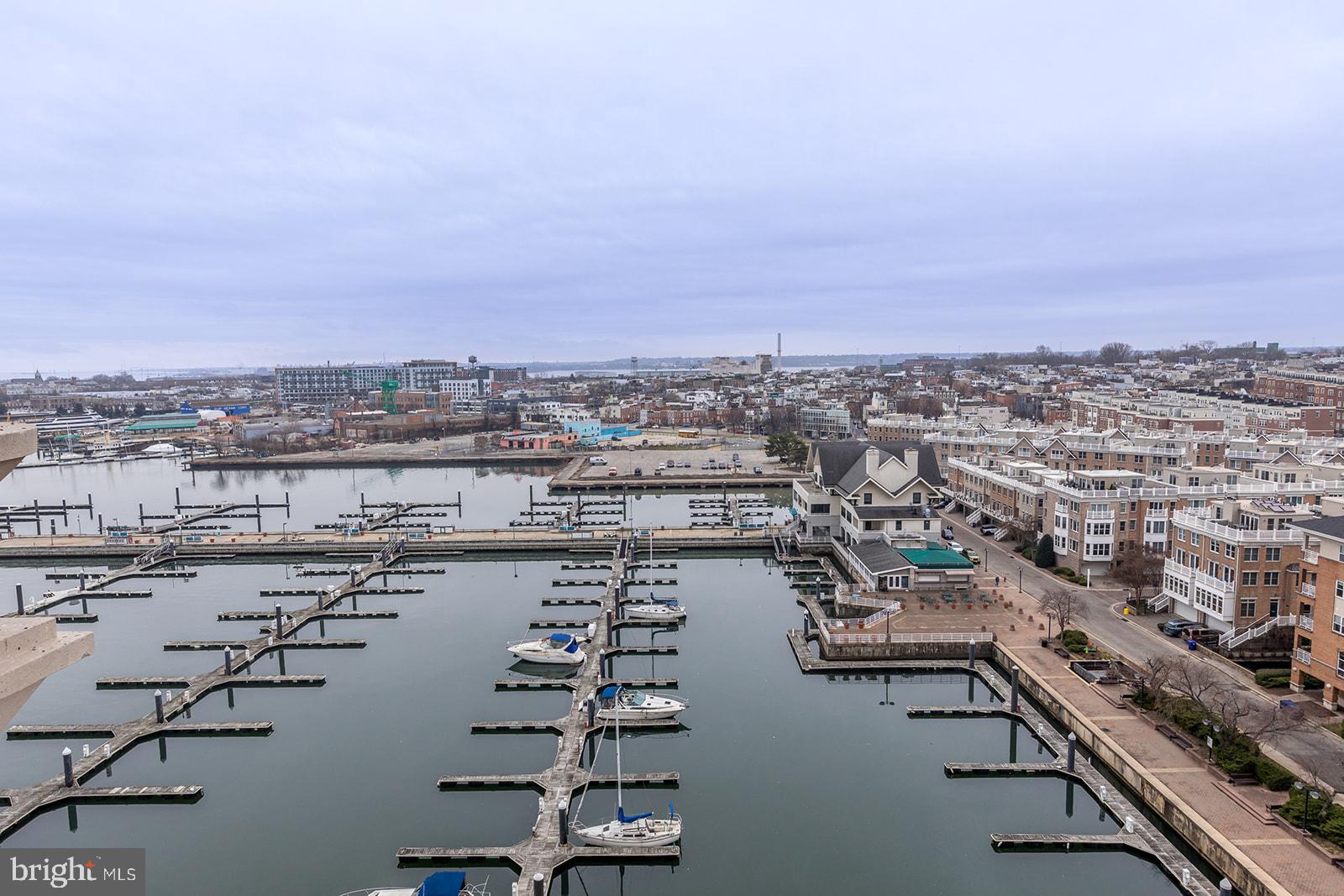 100 Harborview Drive, Unit 1106 Baltimore, MD 21230 - Photo 33 of 55 View From Bedroom