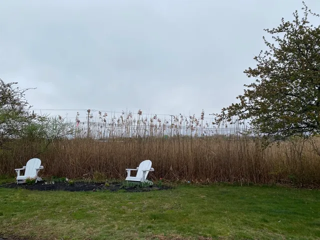 a view of a lake with a play ground