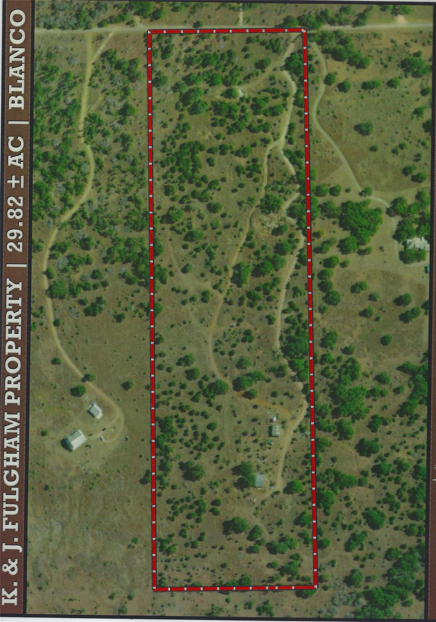 1619 Althaus Ranch Road Johnson City, TX 78636 - Photo 39 of 40 Map / location with property boundaries highlighted