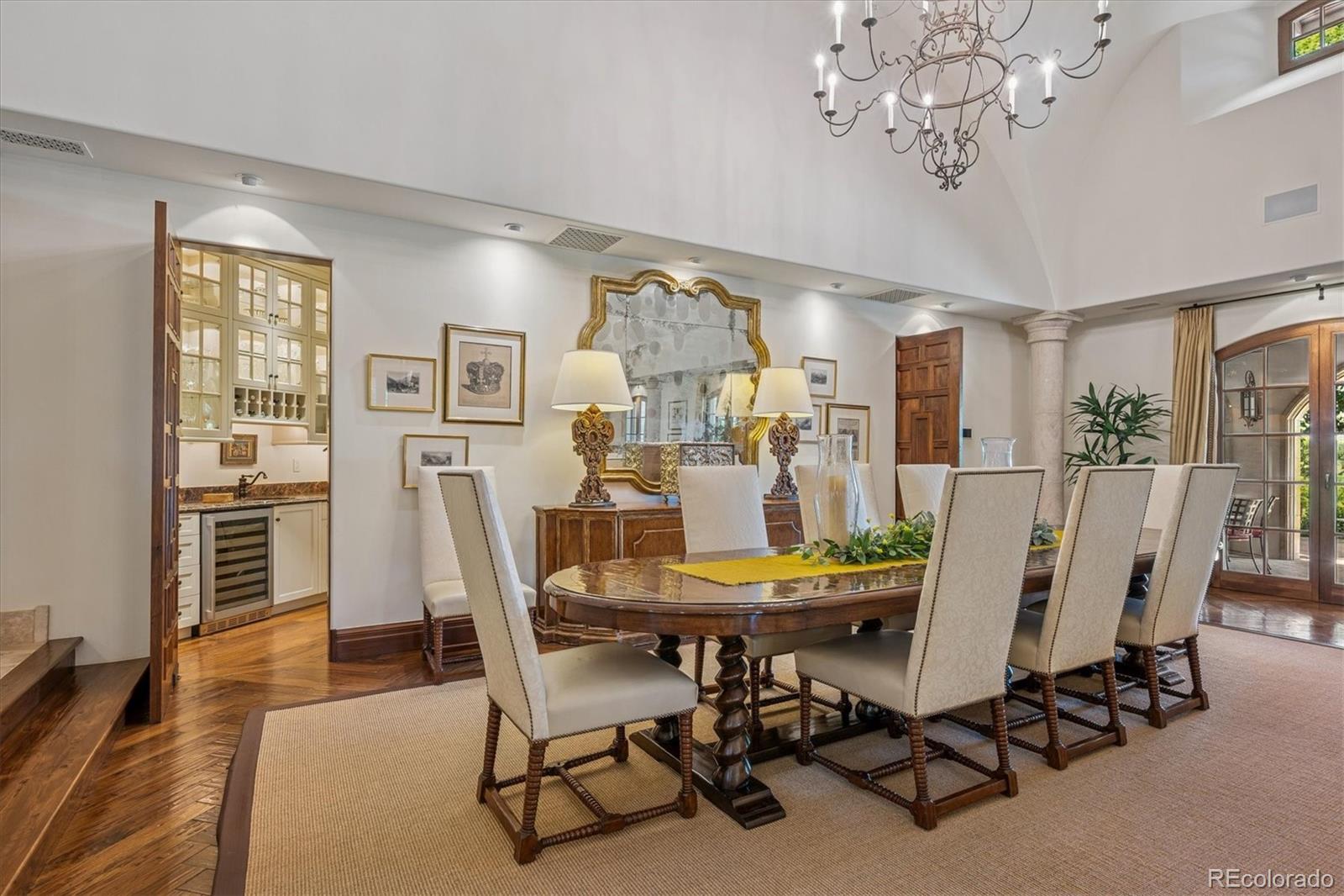 12 Lynn Road Cherry Hills Village, CO 80113 - Photo 3 of 50 a view of a dining room with furniture and wooden floor