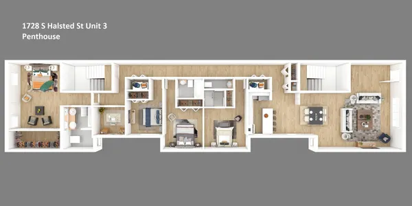 a view of a building from the terrace