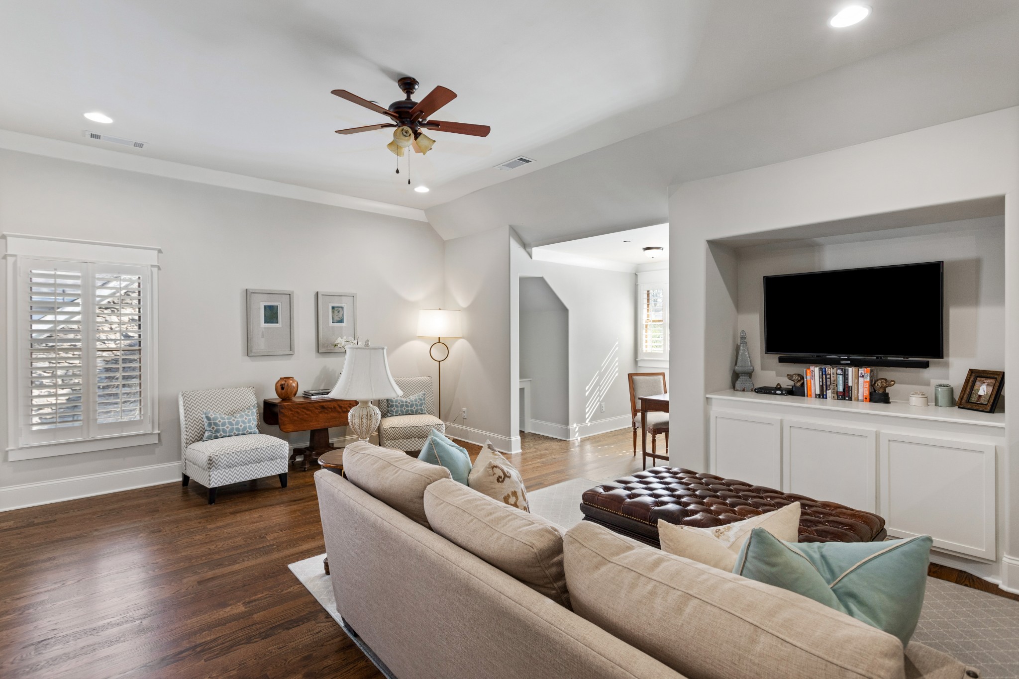 611 Estes Road Nashville, TN 37215 - Photo 16 of 27 a living room with furniture and a flat screen tv
