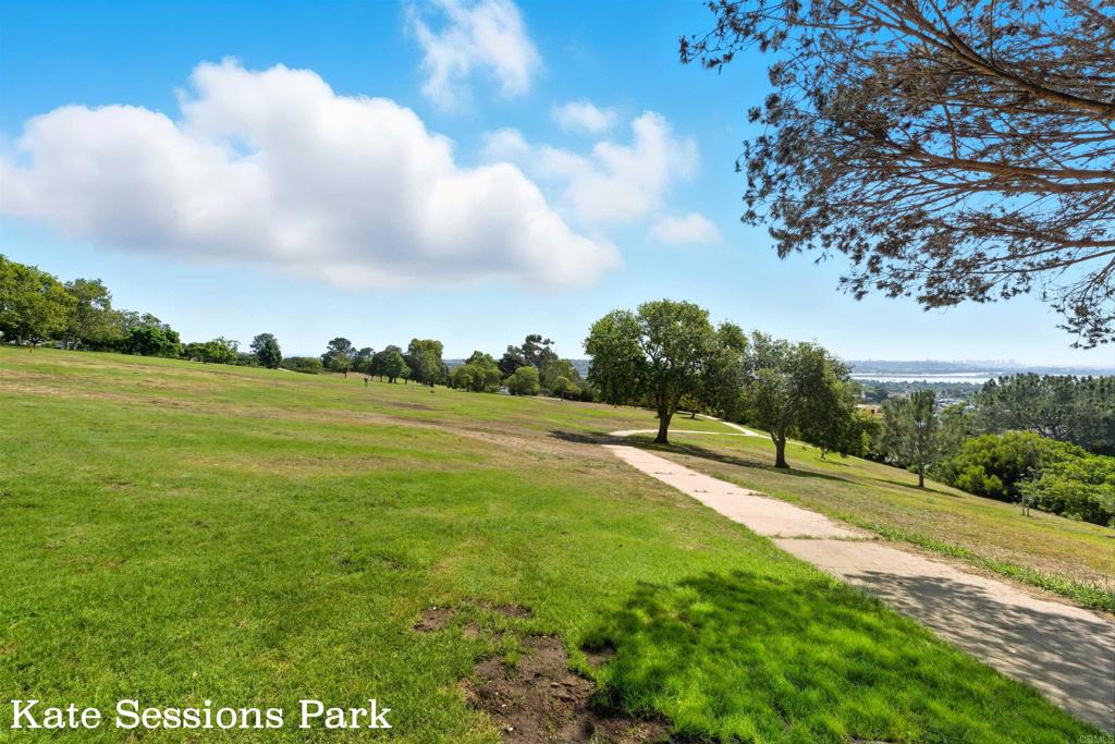1645 Los Altos Road San Diego, CA 92109 - Photo 18 of 19 a view of a lake with a big yard