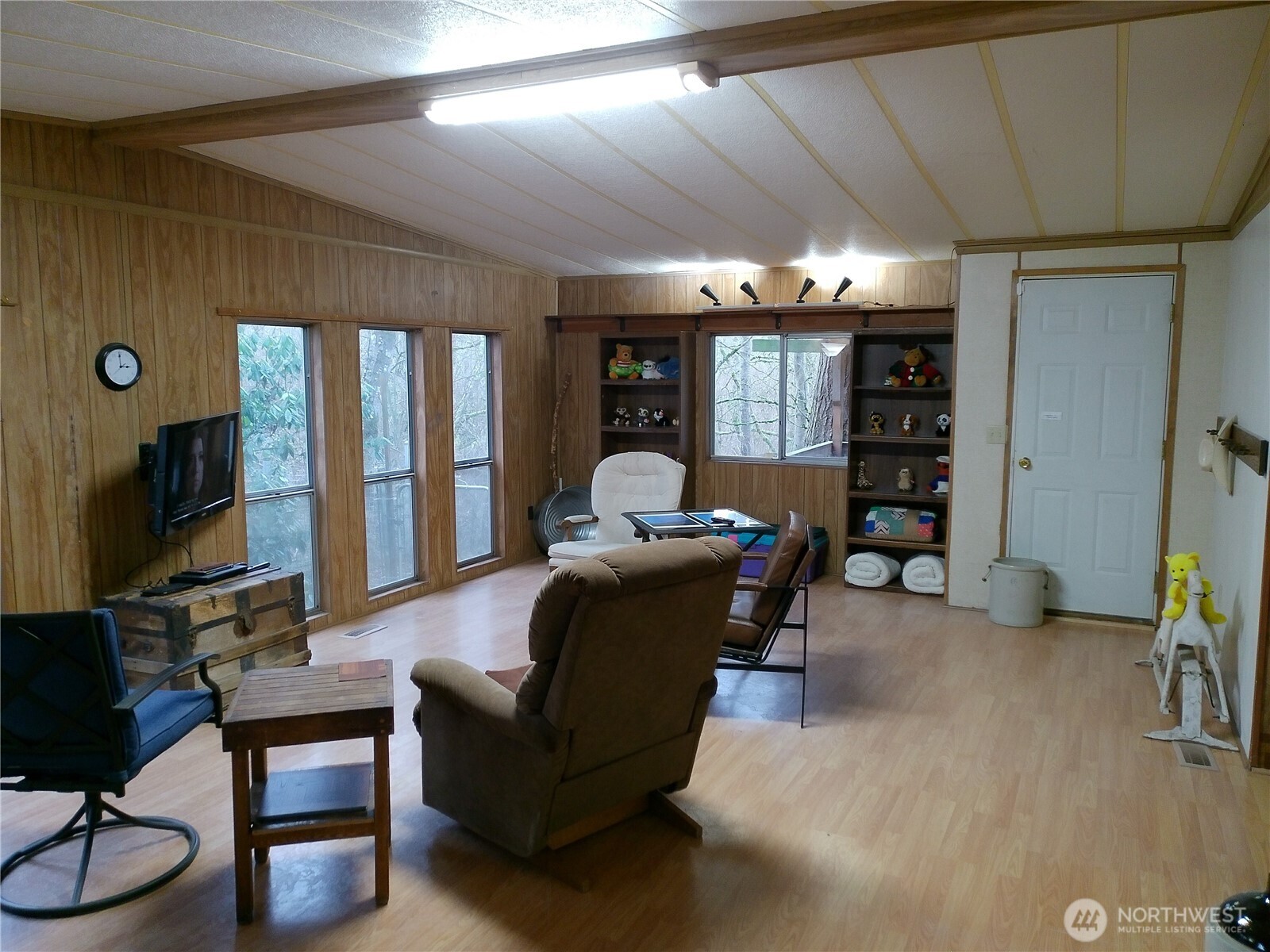 3824 Birch Bay Lynden Road Custer, WA 98240 - Photo 5 of 23 a living room with furniture and a fireplace