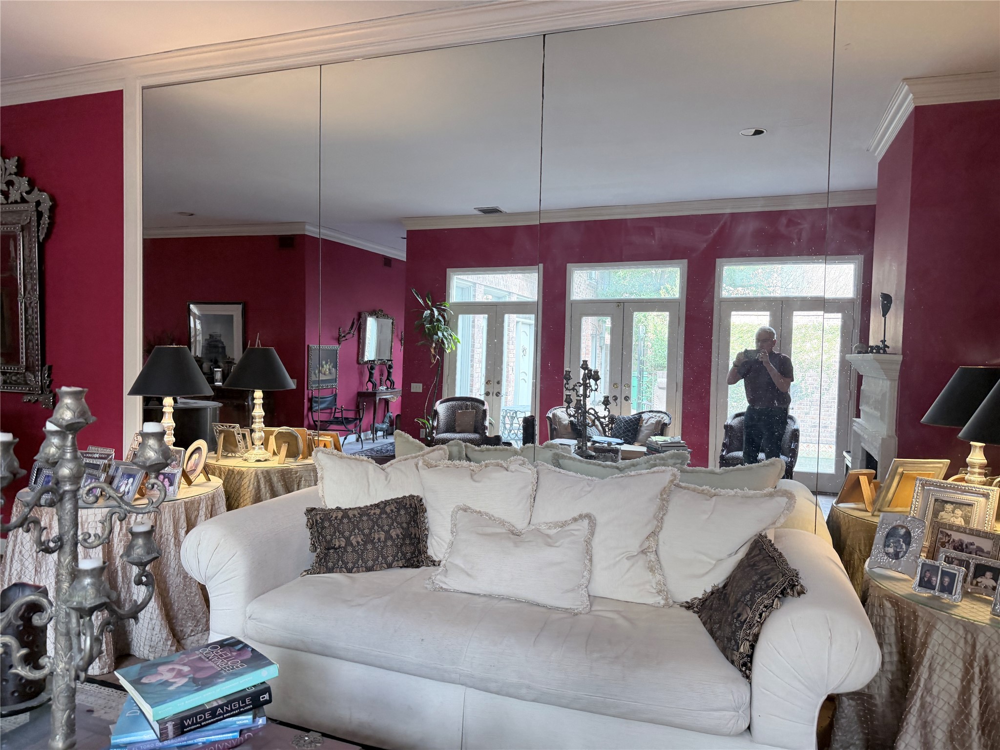 1499 Potomac Drive Houston, TX 77057 - Photo 21 of 21 a living room with furniture a window and a chandelier