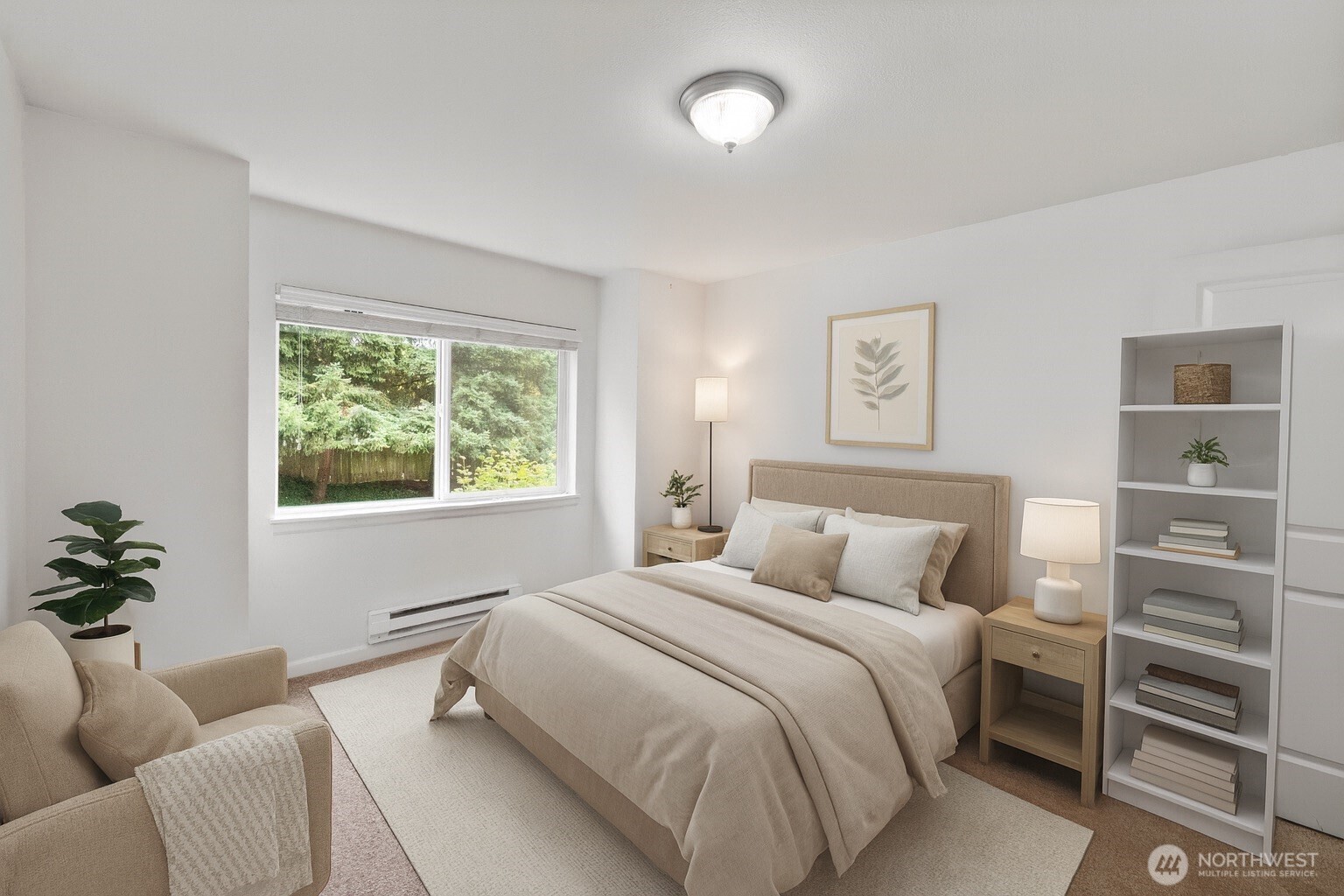 31500 33rd Place Southwest, Unit C203 Federal Way, WA 98023 - Photo 13 of 29 a bedroom with a bed and a couch