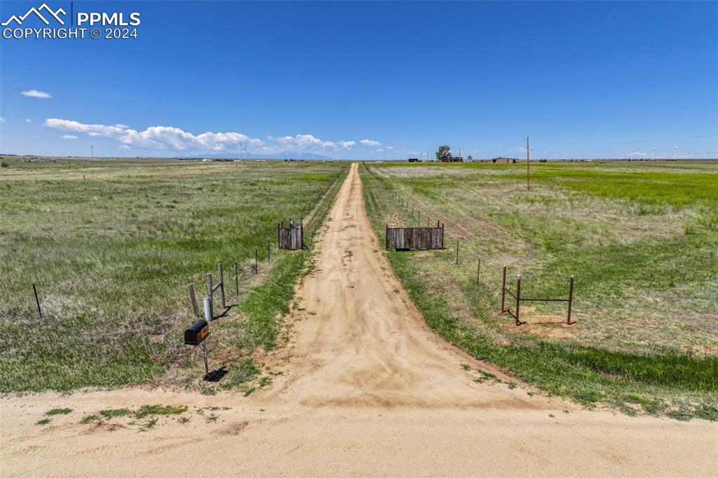 6910 Sengbeil Road Yoder, CO 80864 - Photo 38 of 50 a view of a street with an ocean view