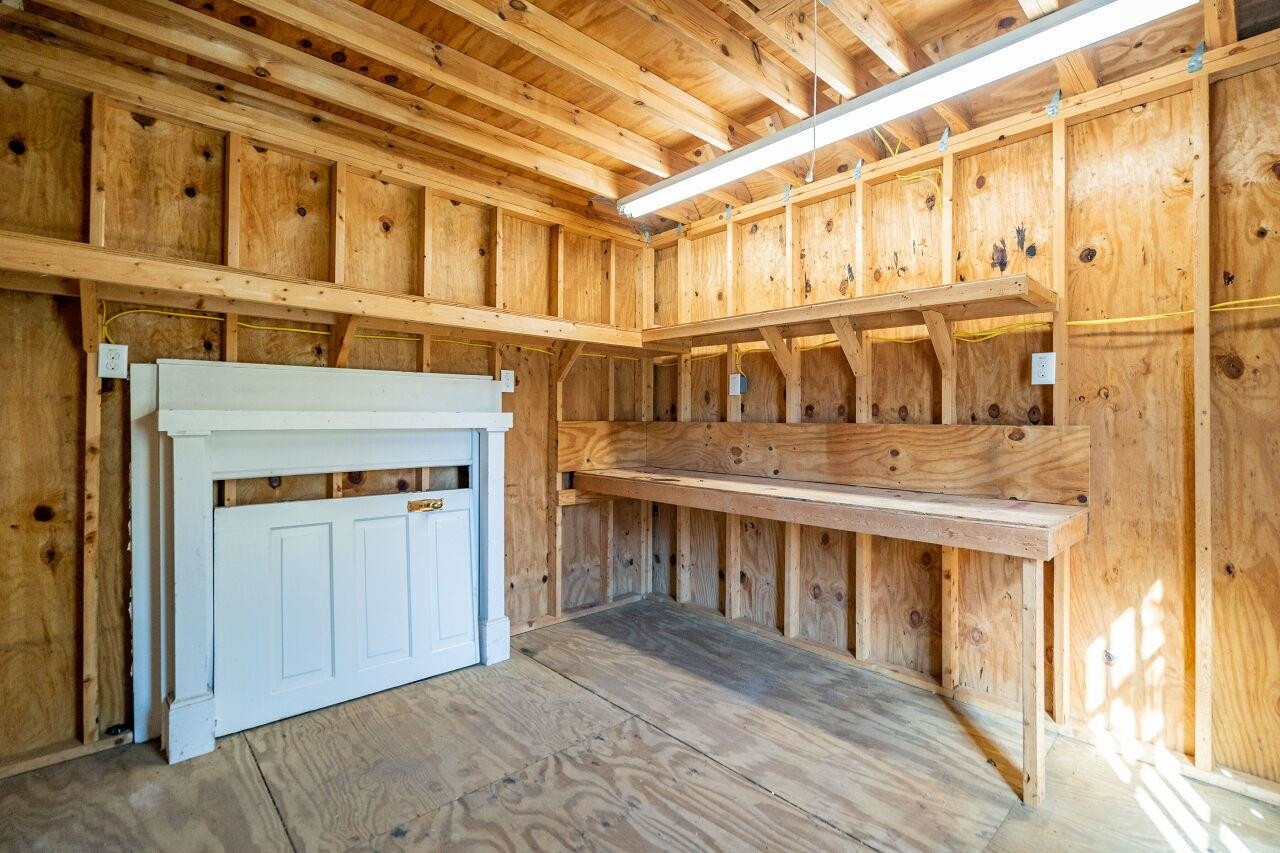 521 East Jones Street Raleigh, NC 27601 - Photo 28 of 29 The electrified Shed has additional storage space in its attic. THINK workshop, whatever.