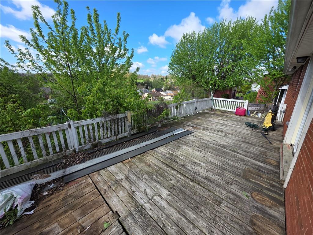 1852 Virginia Via Washington, PA 15301 - Photo 14 of 14 a view of balcony with wooden floor and fence