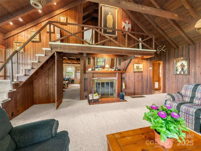 a outdoor living space with furniture