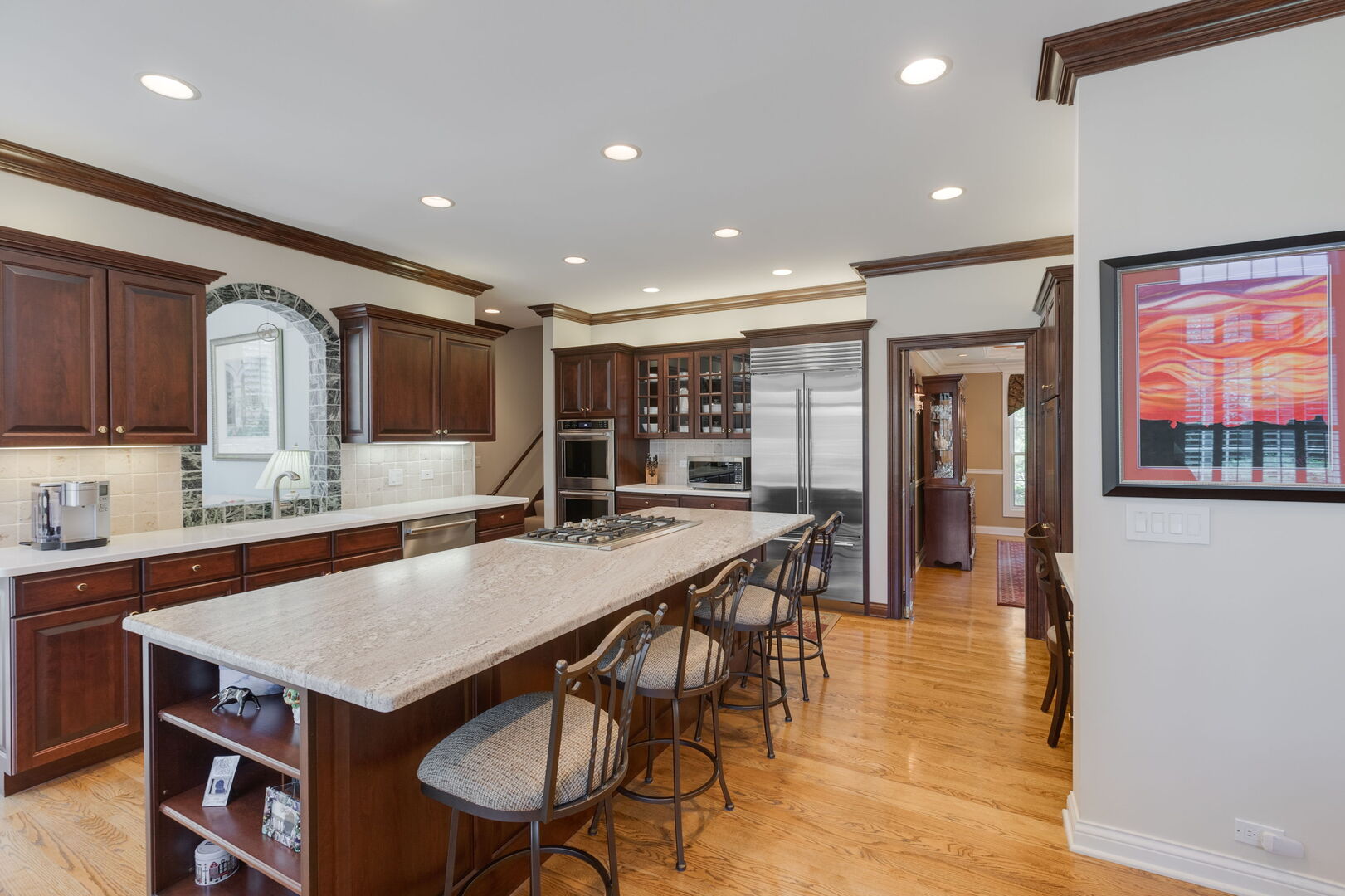 209 Carriage Trail Barrington, IL 60010 - Photo 14 of 42 a kitchen with a table and chairs in it