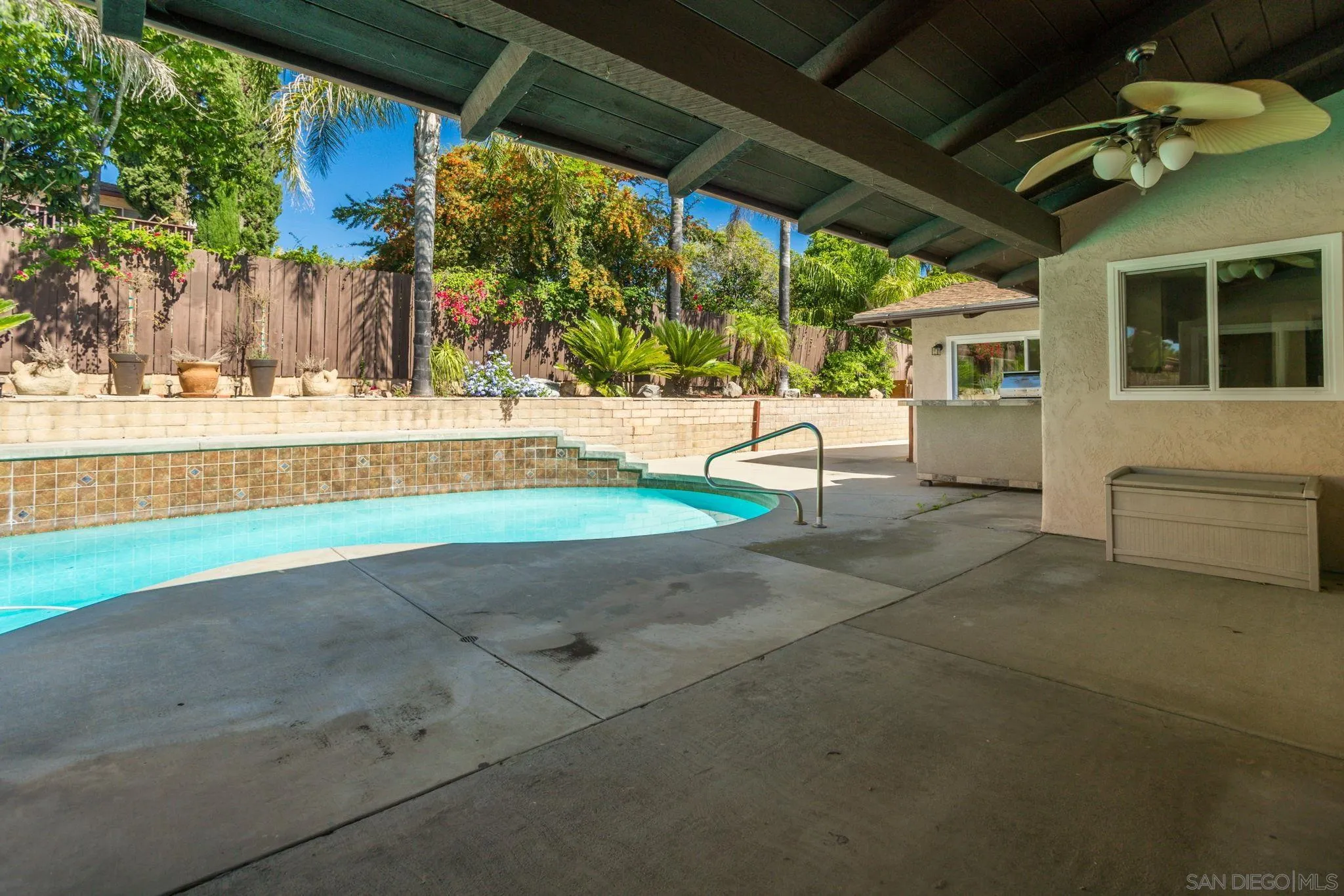 781 North Stage Coach Lane Fallbrook, CA 92028 - Photo 28 of 35 a view of a house with backyard and porch