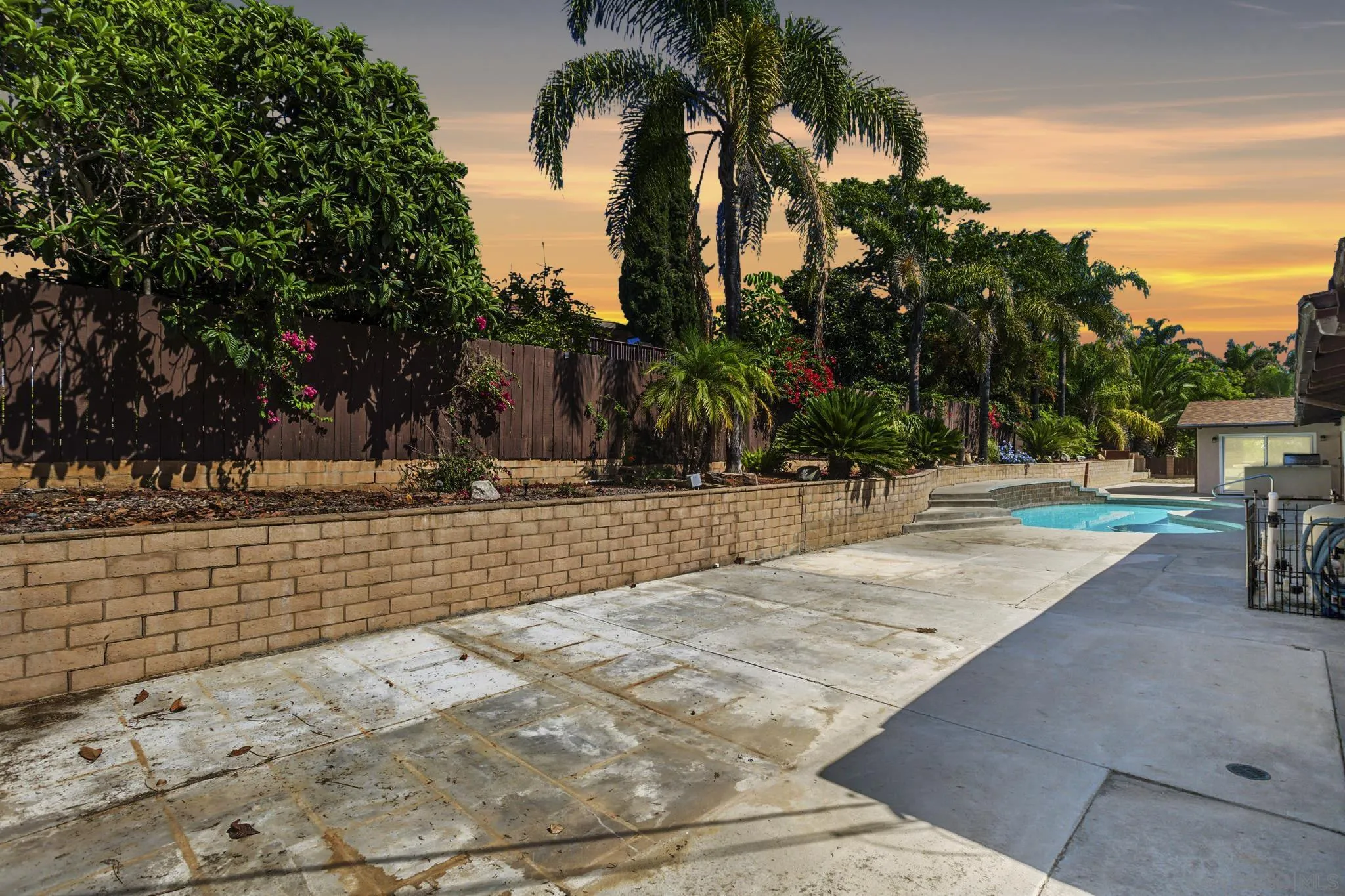 781 North Stage Coach Lane Fallbrook, CA 92028 - Photo 29 of 35 a view of backyard space with palm trees