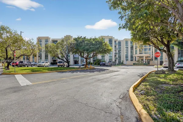 a view of a city with tall buildings