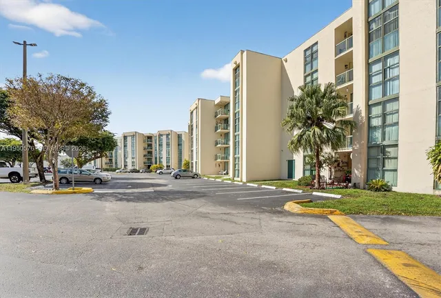 a view of a city with tall buildings